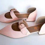 size 8.5 XYD Women Pointed Toe Buckle Strap Flats Pink Photo 0