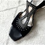 Aquatalia Open Toe Suede/Patent Leather/Straw Peep Toe Wedges Sz 8 Photo 1