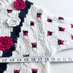 ZARA Ecru Wool Blend Floral Crocheted Sweater size Small NWOT Photo 8