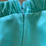 For Love & Lemons Aqua Satin Marie Mini Skirt Photo 6