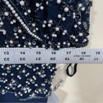 NWT Pisarro Nights Women's Blue Faux Pearl Bodice Gown size 14 Photo 4
