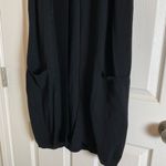 Black Sleeveless Cardigan Vest with front pockets size medium Photo 4