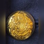 Ralph Lauren Blue Blazer Jacket with Embroidered Logo and gold buttons Small Photo 1