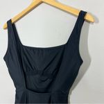 Madewell NEW  Black Second Wave Square Neck Tank One Piece Swimsuit Photo 5
