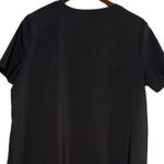 ZARA  Baby Doll Oversized Boxy Short Sleeve Pleated Mini Shirt Dress L Black Photo 6