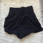 Open Edit Nordstrom  Tie Waist Pull-On Shorts Black Photo 4
