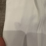 Princess Polly Elevate Crop Top White Pearl Embellishment Women's 6 Beach Zip Photo 2