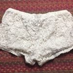 Rewind CREAM LACE BASIC TIE FRONT SOFT SHORTS Photo 2