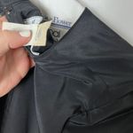 Vintage Henry Lee Women's Black Long Sleeve Grunge Rhinestone Bow 80s Dress 8 Photo 4