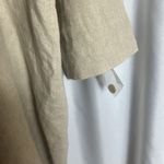 Bryn Walker  Brown Size Large All Linen USA Made Button Shirt Womens Woven Photo 6