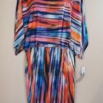 Robbie Bee  Batwing Elastic Band Brush Dress M Photo 1