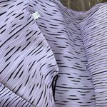 EUC IC by Connie K Ribbed Wave Stripe Jacket Top Lavender Black Size 1X Purple Photo 7