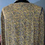 Hinge Size L Long Sleeve Blouse w V Neckline Photo 6