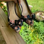 Vivienne Westwood Authentic  floral bow toe heels blue red cream fabric Photo 2