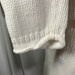 Blue Willi's Life Danish Design White Cotton Knit Full Zip Up Jacket L Pastel Size L Photo 3