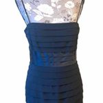 Anne Klein  Black Tiered Spaghetti Strap Dress 8 HOCO LBD Photo 2