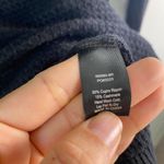 Betabrand No Sweat Rayon & Performance Cashmere V Neck Sweater Black Size S Photo 6