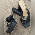 Antonio Melani  Bree Tubular Black Chunky Pumps Size 7US Women Photo 2