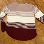 Pink Clover color block striped sweater size XL like new Photo 4