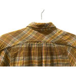 Free People  Plaid Long Sleeve Button Down Oversized Shirt Size XS Casual Cotton Photo 6