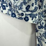 Favorite Daughter Floral Vineyard Midi Dress Medium Blue Cottage Boho Peasant Photo 8