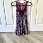 Urban Outfitters Kimichi blue UO floral rose purple sweetheart dress Photo 9
