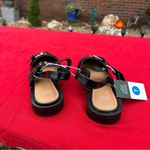 Wild Fable Nwt Size 7 Peyton Double Buckle black Slingback Flats by  Photo 5