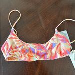 Billabong Tropic Wave Reversible Jaclyn Crop Bikini Top NWT Size Medium Photo 5