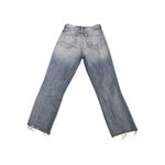 L'Agence Adele High-Rise Cropped Jeans Fallbrook Wash Size 24 Distressed Raw Hem Photo 2