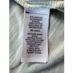 cupio Light Blue Puff Sleeve Top Size L Eyelet Cotton Sleeves Photo 2