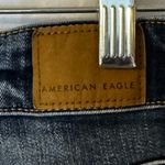 American Eagle  Outfitters Women's Distressed Dark Blue Jean Shorts Photo 3