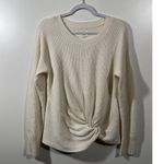 Aerie Offline Twist Sweater in Off White Size Medium Photo 1