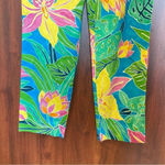 Ralph Lauren LAUREN  Bright Tropical Floral Side Zip Stretch Ankle Size 8 Photo 4