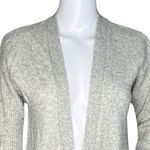 J.Crew Sweater Womens Small Gray Cardigan Merino Wool Open Front Casual Preppy Photo 4