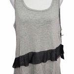 Sport Gray Tank Top Size Medium NWT Bebe Gray Athleisure Tee Photo 0