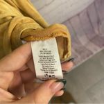 Tea N Rose  long line mustard yellow ruffle tunic top size Medium bohemian flirty Photo 3