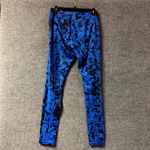 Zella Leggings Womens Large Blue Black Tie Dye High Waist Workout Gymwear Yoga Photo 5