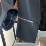 EXPRESS  Black Woven Zipper Pocket Blazer Jacket, 6 Photo 3