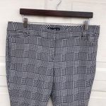 New York And Company Women’s Pants Black White Houndstooth 16P Photo 3