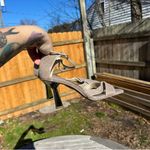 Franco Sarto  RANIA Womens High Heels Sandals Glitter Pumps size 7 wedding guest Photo 8