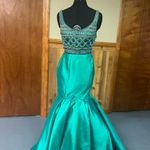 Rachel Allen Rachel Allan Two-Piece Prom Dress Mermaid Photo 1