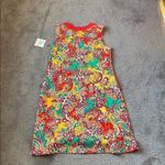 Rafaella  Spicy Orange Multicolor Dress SIZE M Photo 6