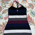 Lululemon  padded striped athletic top halter back size missing see measurements Photo 3