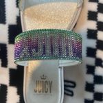 Juicy Couture rainbow rhinestone sandals Photo 4
