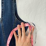 Tractr Denim Farm Western Boho Pleated Tank Zip Back Midi Dress Medium Blue Photo 7