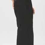 Forever 21 Satin Cargo Maxi Skirt Photo 0