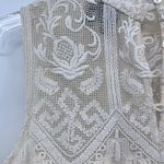 SEA New York‎ Size 2 Dress Embroidered Sleeveless Cream Peasant Wedding Photo 7