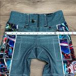 INKnBURN Blue Denim Pocket Graphic Bike Active Shorts Size Small Photo 9