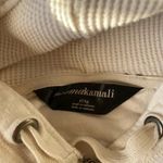 Norma Kamali  Off White Full Zip Long Sleeve Hoodie Jacket, Size XL Photo 3