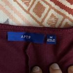 Apt. 9 Women’s  Burgundy Flare Sleeve Dress medium Photo 3